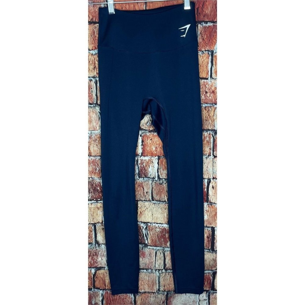 Gymshark Women’s Small Blue Stretch Leggings Yoga Workout Gym Athletic Sports